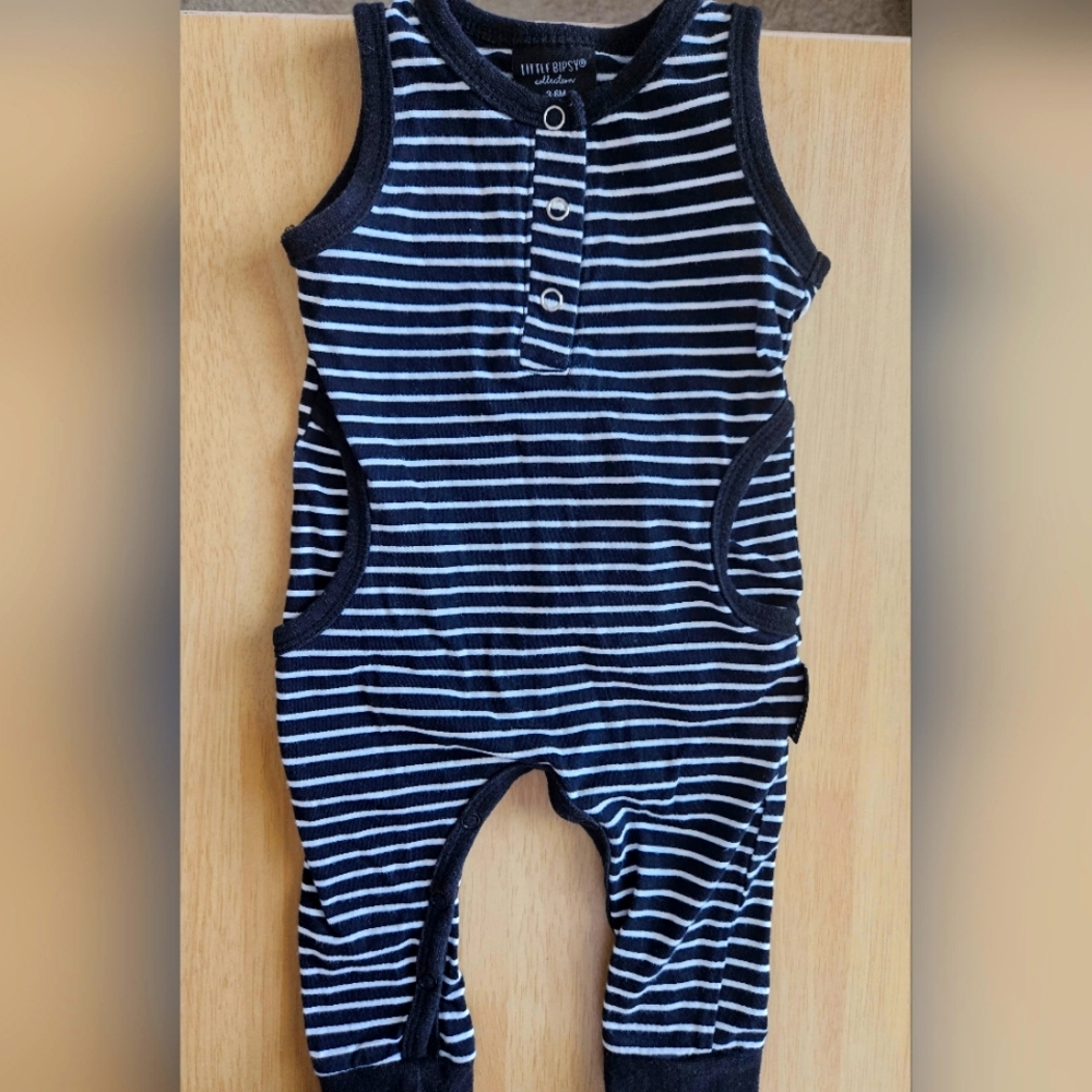 Little Bipsy 3-6M Snap Tank Romper